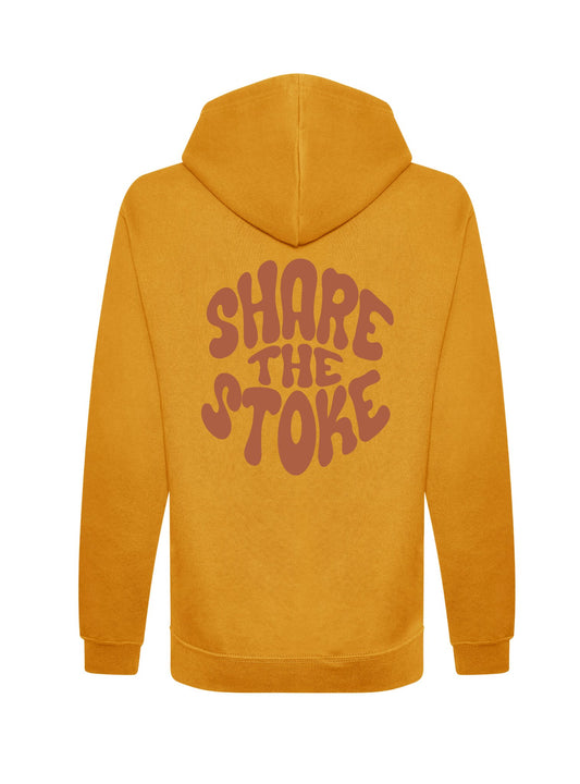 Share Stoke Hoodie | Mustard - Shred Like a Girl
