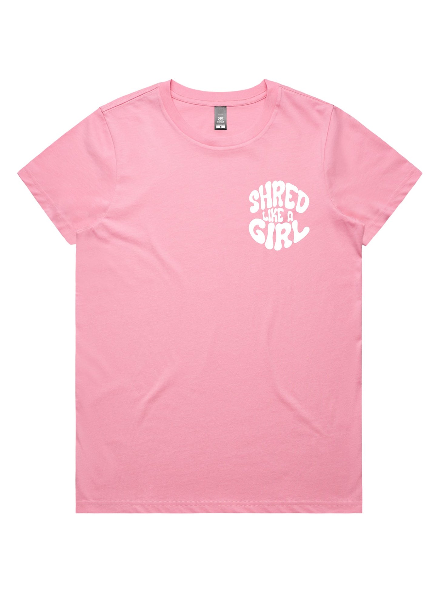 Share Stoke Tee | Pink - Shred Like a Girl