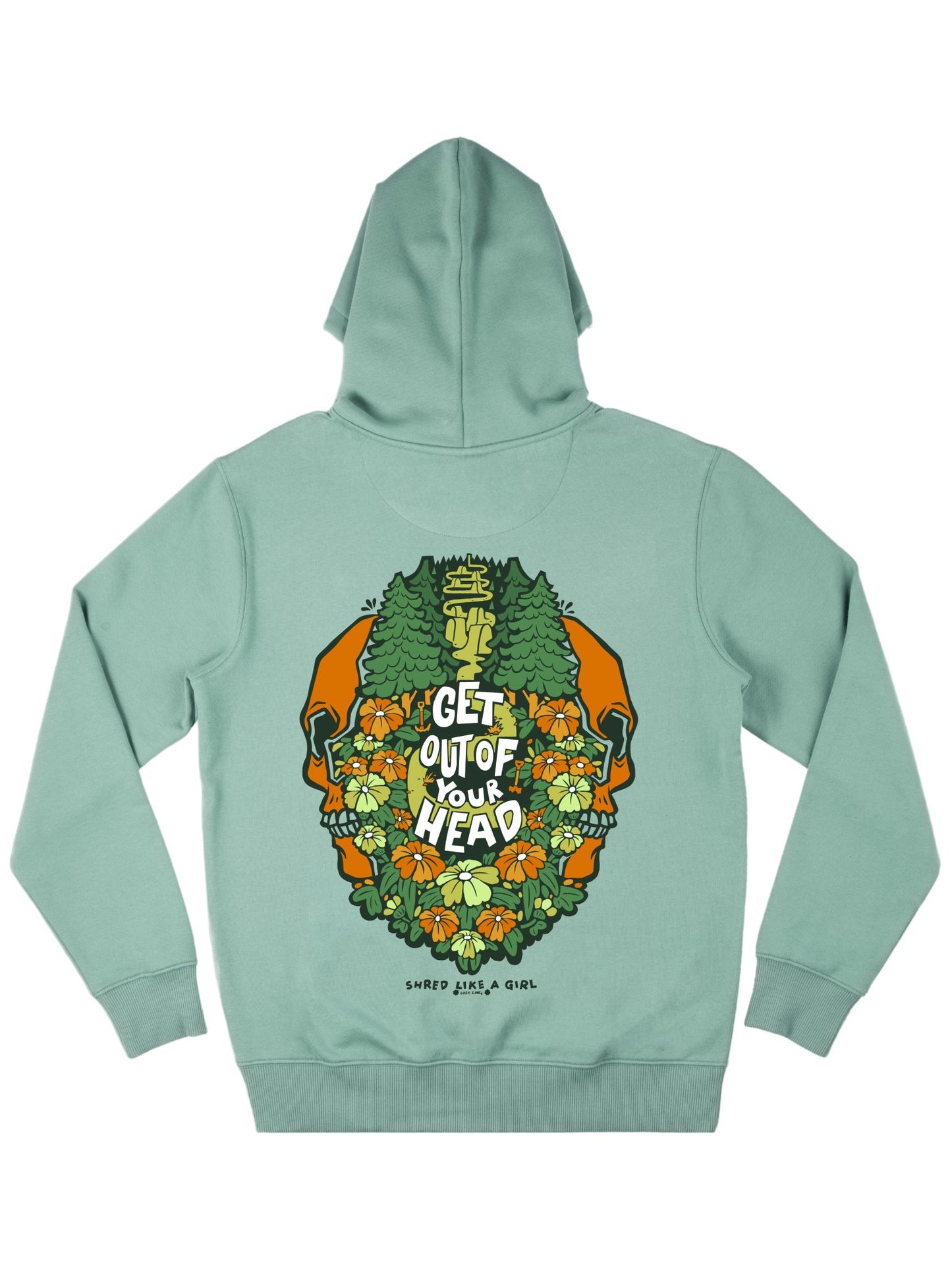 Get out of your Head Hoodie - Shred Like a Girl