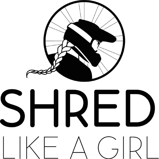 Shred Like a Girl Logo Sticker - Shred Like a Girl