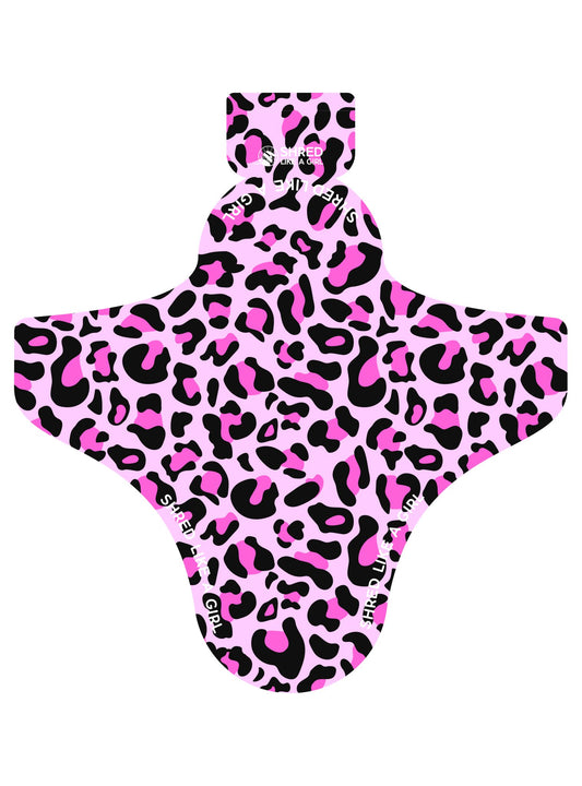 Pink Leopard Print Mudguard - Shred Like a Girl