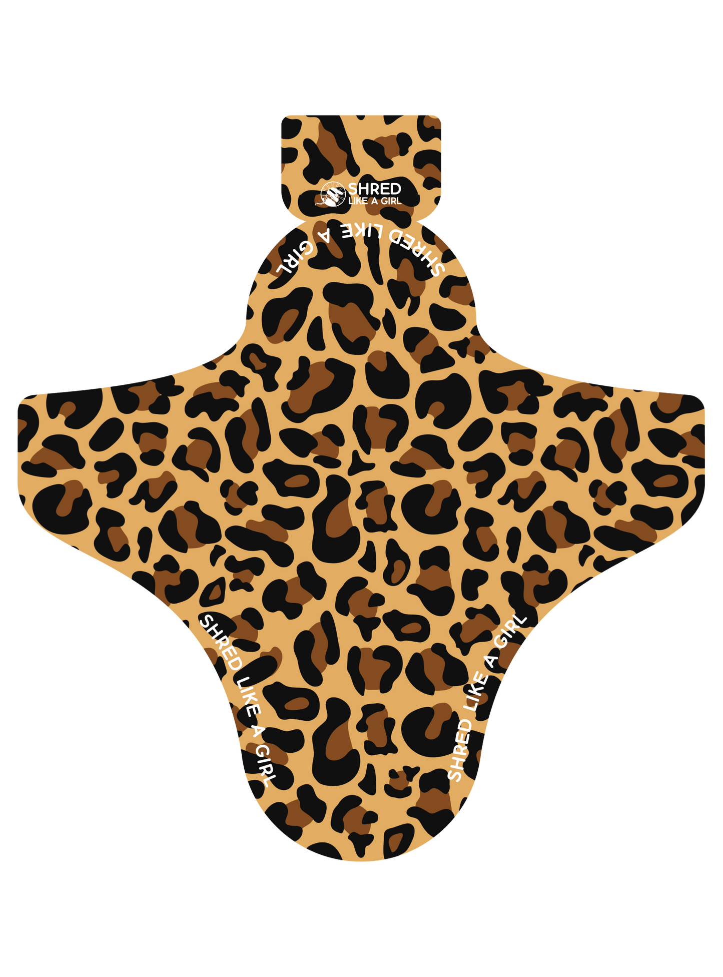 Leopard Print Mudguard - Shred Like a Girl