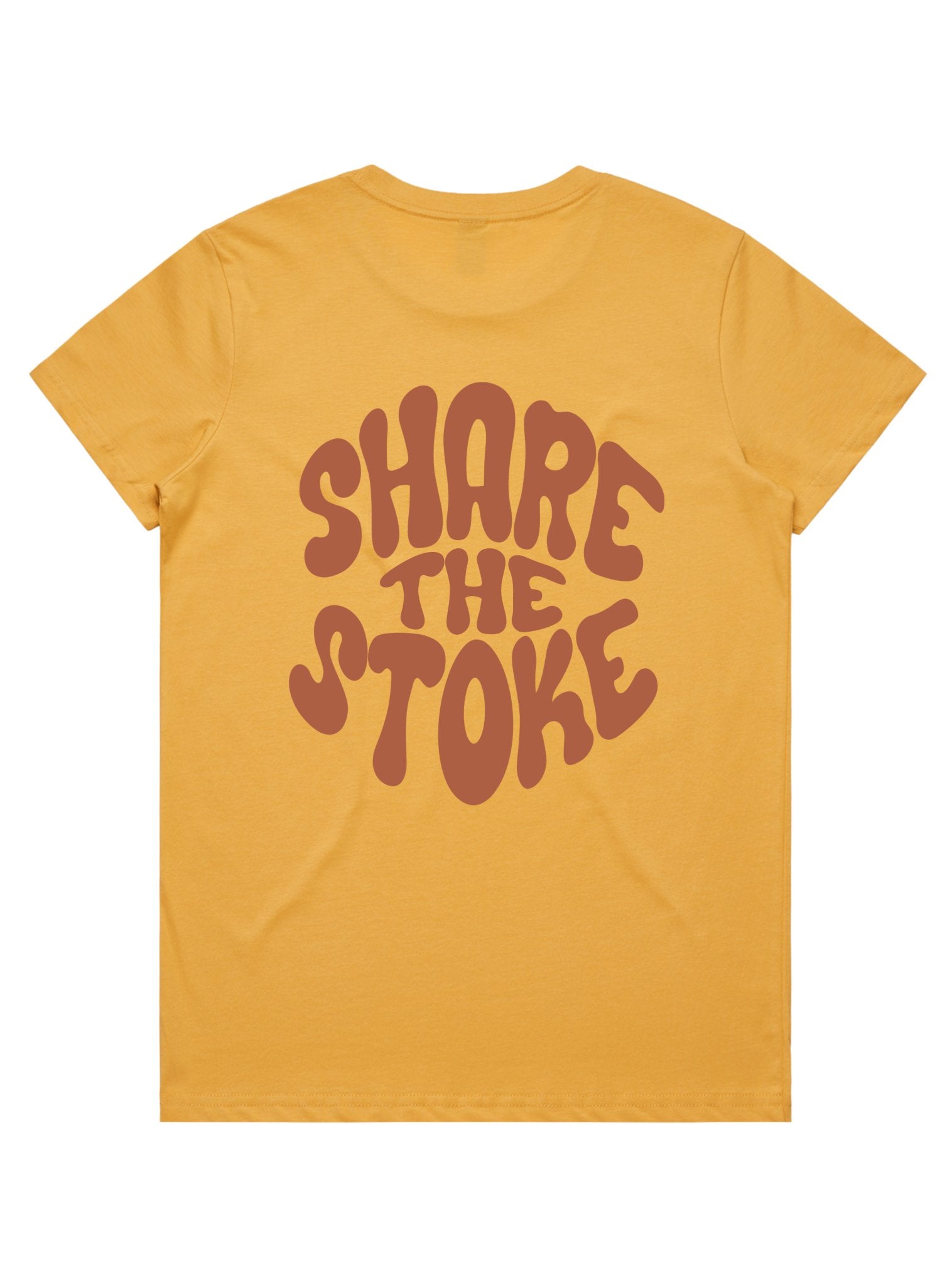 Share Stoke Tee | Mustard - Shred Like a Girl