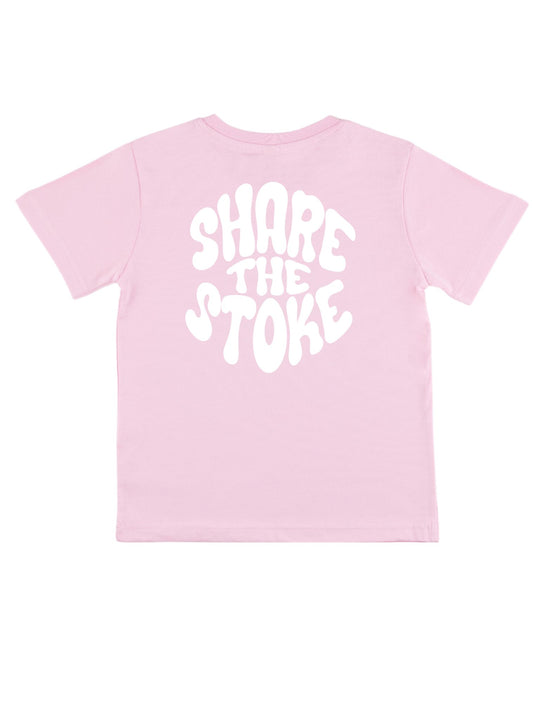Share Stoke Youth Tee | Pink - Shred Like a Girl