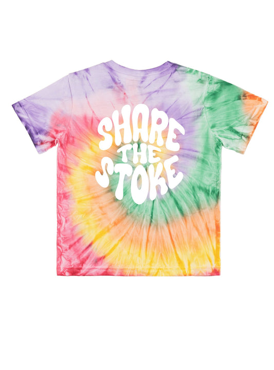 Share Stoke Youth Tee | Tie-Dye - Shred Like a Girl