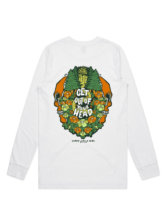 Get out of your Head Long Sleeve Tee - Shred Like a Girl