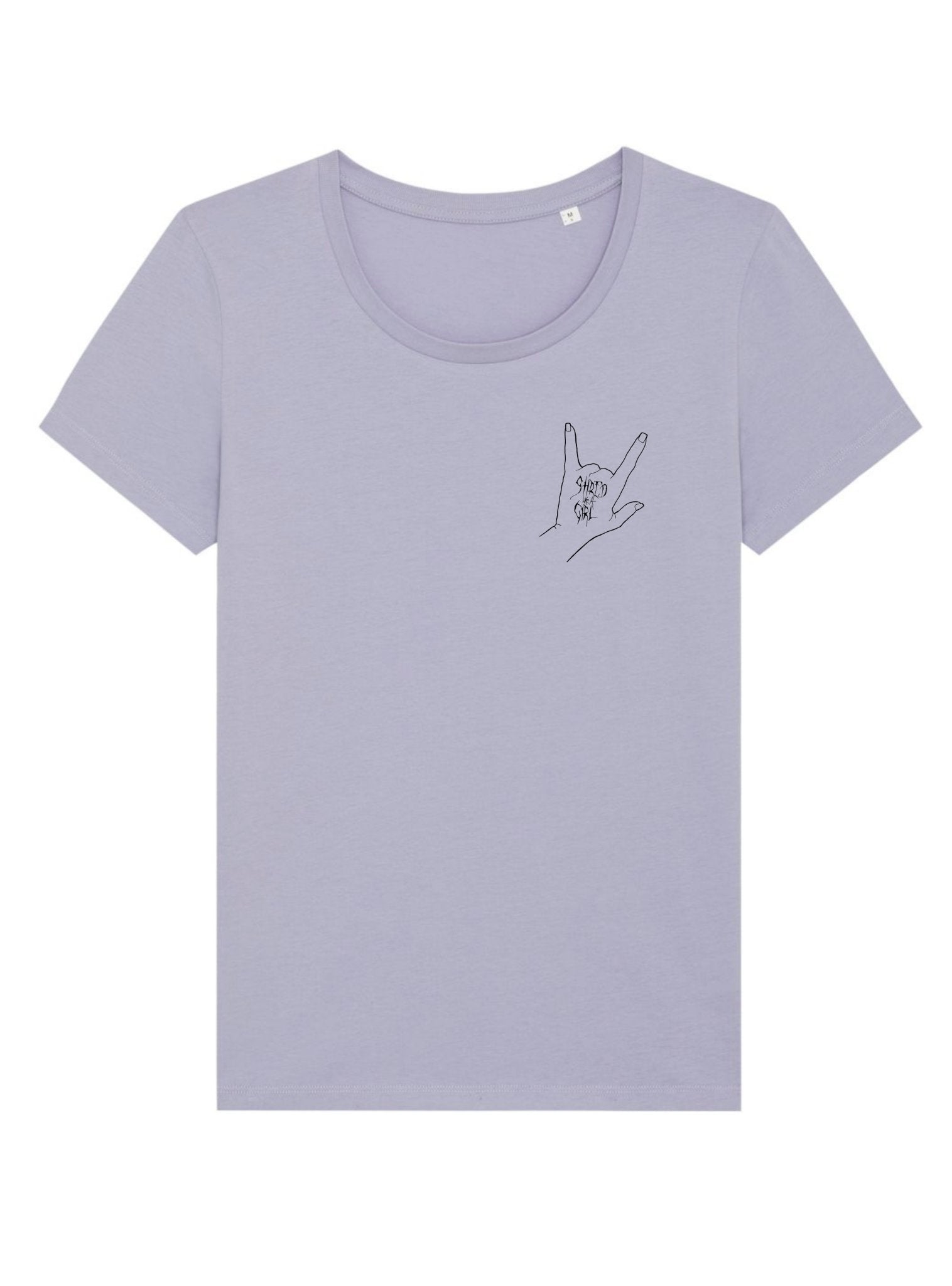 Shred Clothing | Mountain Vibes Fitted Tee | Lavender - Shred Like a Girl