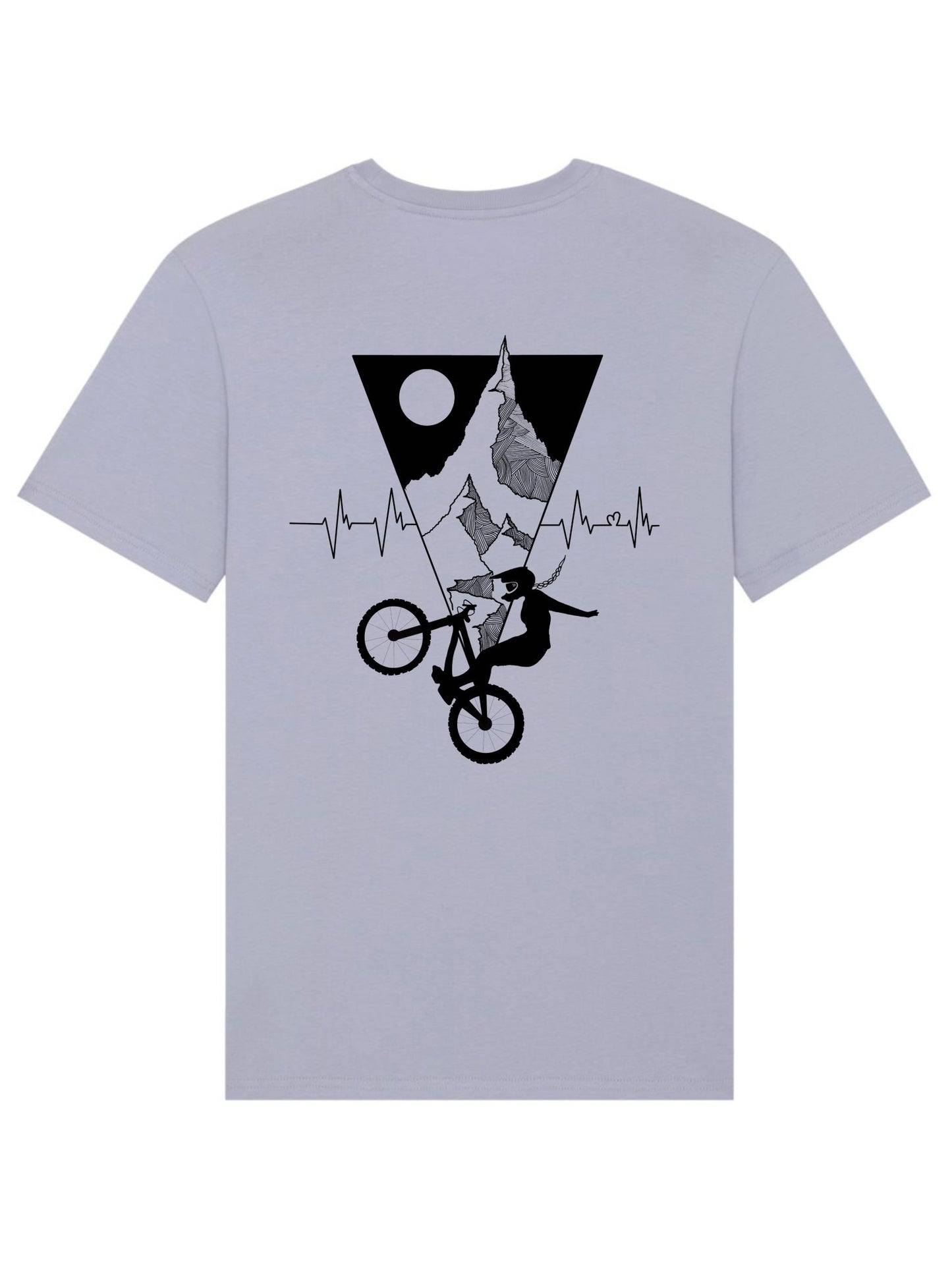 Shred Clothing | Mountain Vibes Unisex Tee | Lavender - Shred Like a Girl
