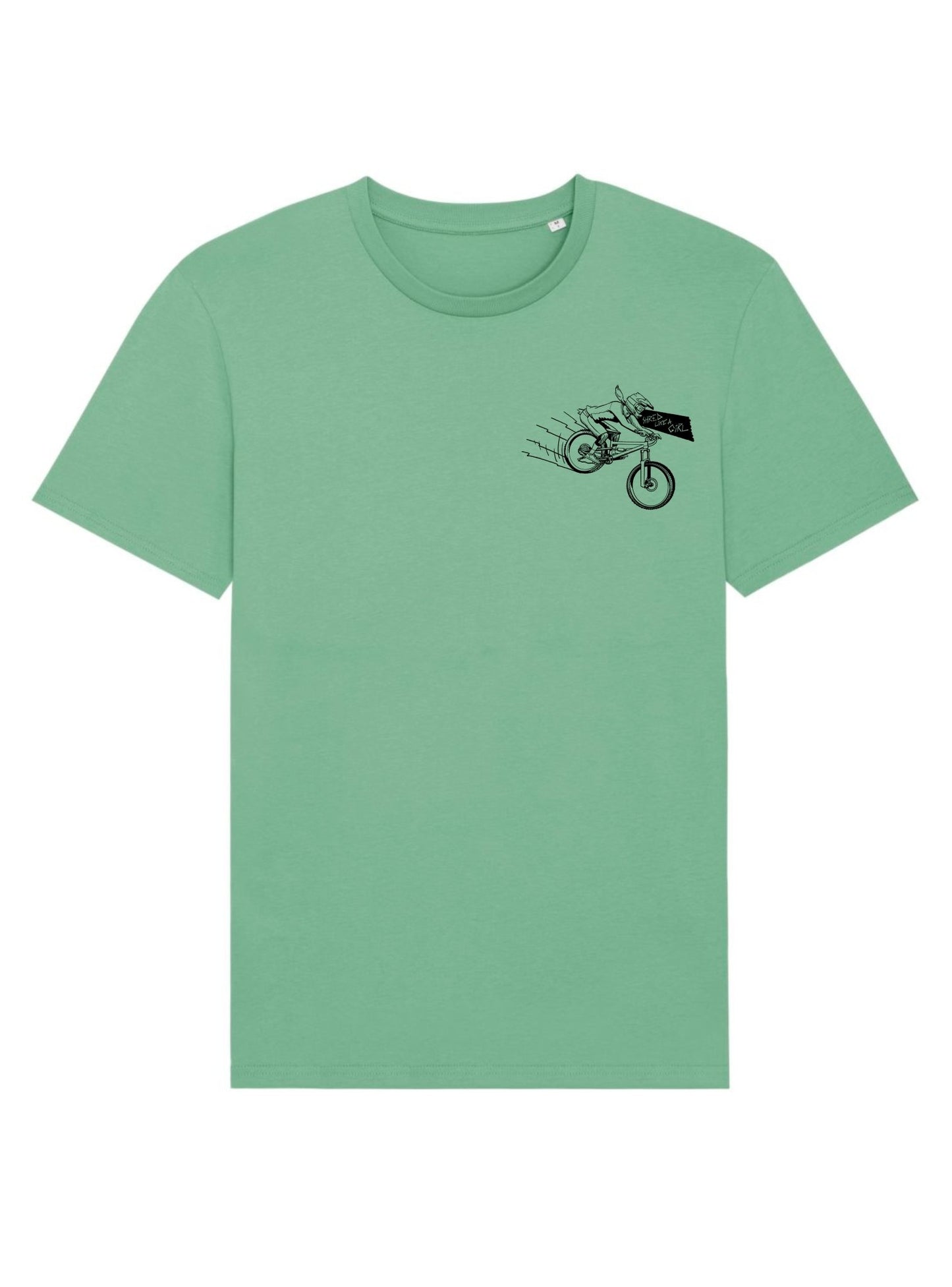 Shred Clothing | Progression Tee | Mint with Black - Shred Like a Girl